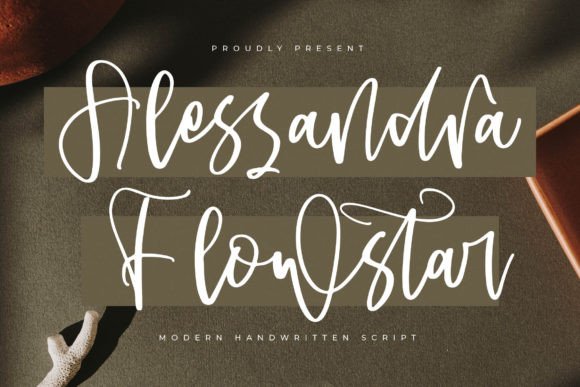 Alessandra Flowstar Font