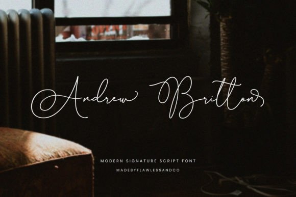 Andrew Britton Font for Elegant Branding