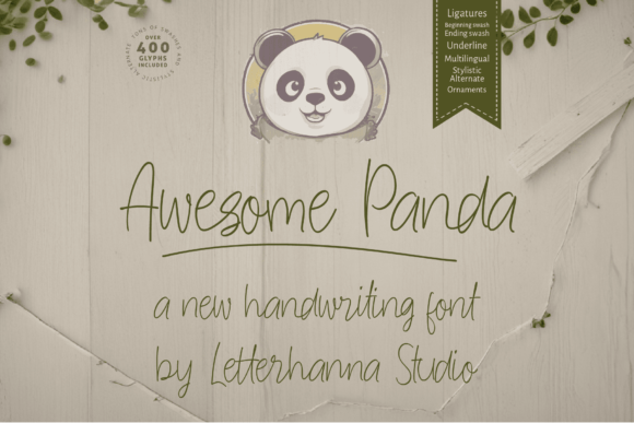 Awesome Panda Font for Creative Campaigns