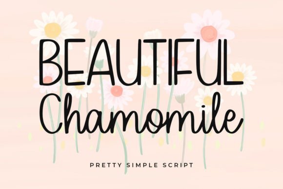 Beautiful Chamomile Font