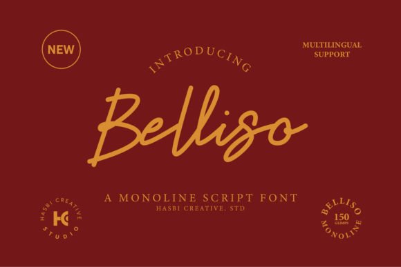 Belliso: A Chic Script Font for Elegant Design
