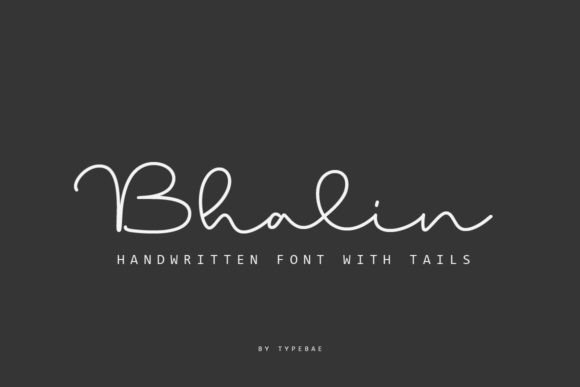Bhalin Font: Handwritten Elegance
