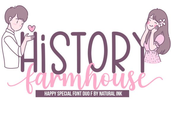 Farmhouse History Font