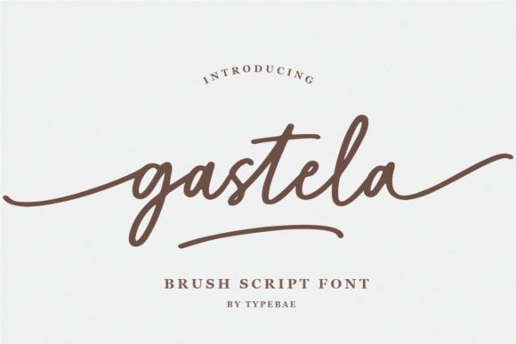 Gastela: A Script Handwritten Font