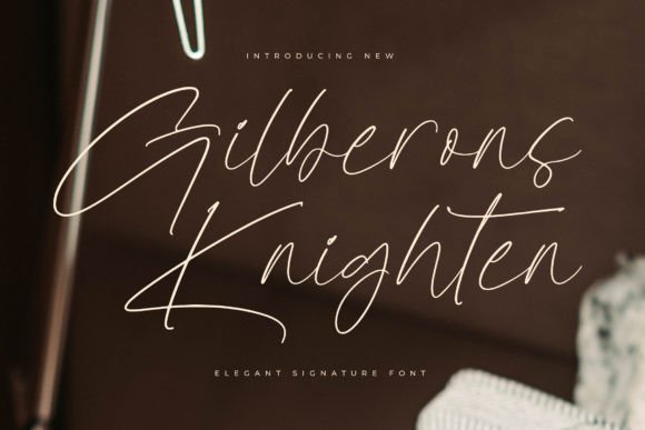 Gilberons Knighten Font for Elegant Branding