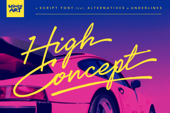 High Concept Font for Creative Projects