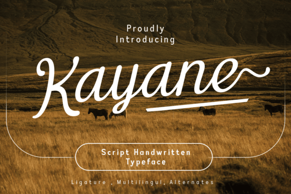Kayane Font: Elegant Script for Creative Makers