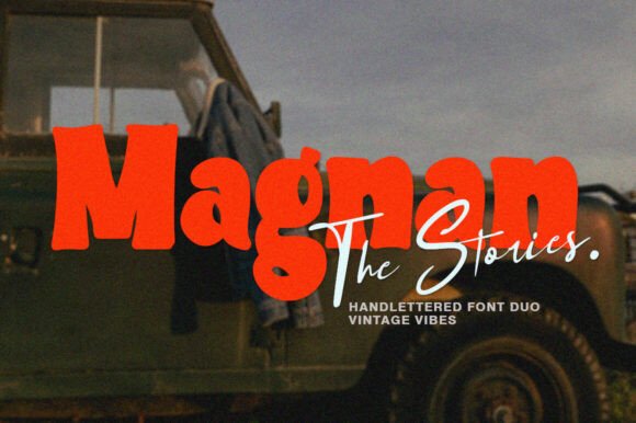 Magnan the Stories Font for Business