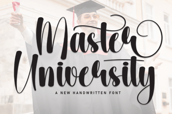Master University Font for Creative Makers