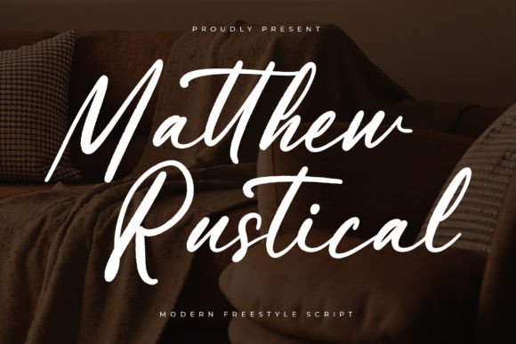 Matthew Rustical Font for Creative Projects