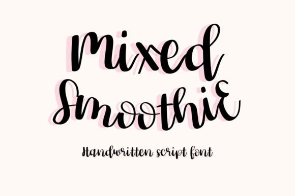 Mixed Smoothie Font for Creative Brands