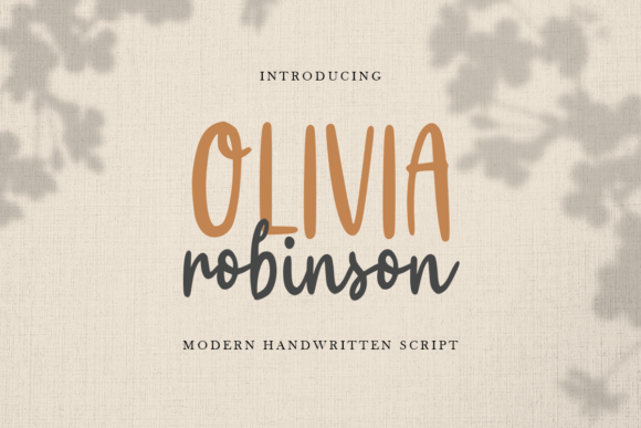 Olivia Robinson Font for Creative Brands
