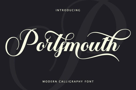 Portsmouth Font for Creative Projects