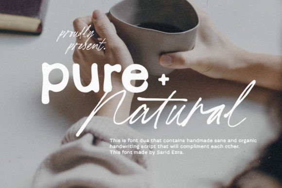Pure Nature Font for Creative Campaigns