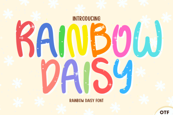 Rainbow Daisy Font for Creative Brands