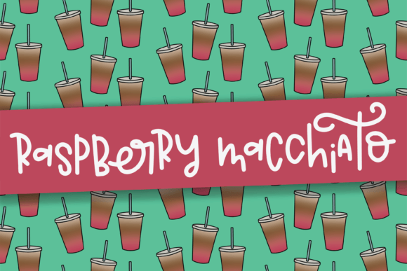 Raspberry Macchiato Font for Business