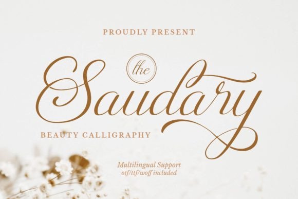 Saudary Font for Creative Projects