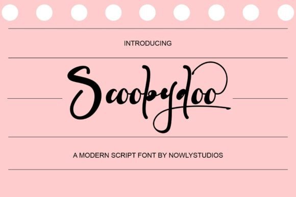 Scoobydoo Font for Elegant Branding