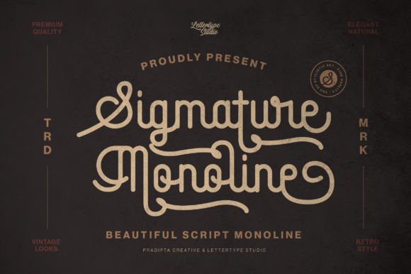 Sigmature Monoline Font for Business Branding