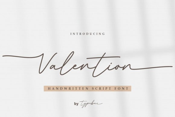Valention Font for Stylish Design